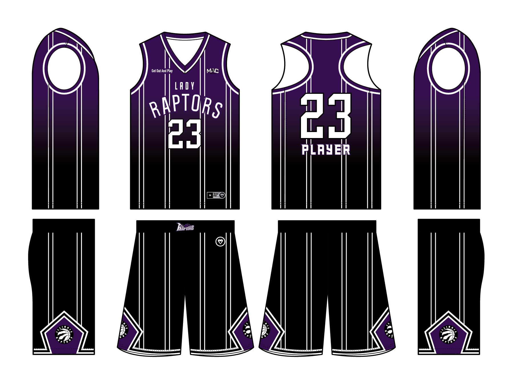 Illinois-Raptors-Basketball-Racerback-Uniform-Custom-Black-Stripe-v1 Illinois-Raptors-Basketball-Racerback-Uniform-Custom-Black-Stripe-v1